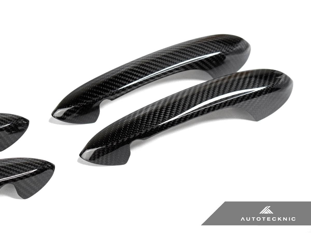 AutoTecknic Dry Carbon Door Handle Trim Set - BMW F90 M5