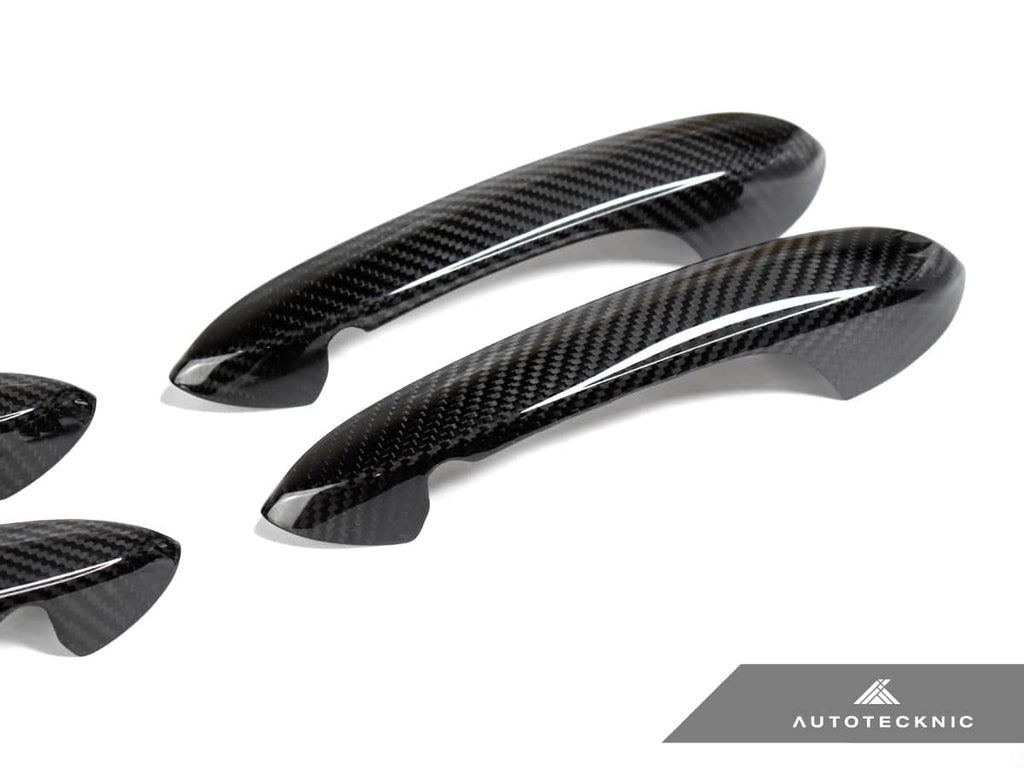 AutoTecknic Dry Carbon Door Handle Trim Set - BMW G22 4-Series