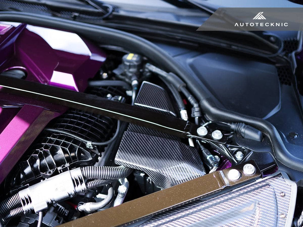 AutoTecknic Dry Carbon ECU Battery Terminal Cover - BMW G80 M3 | G82/ G83 M4