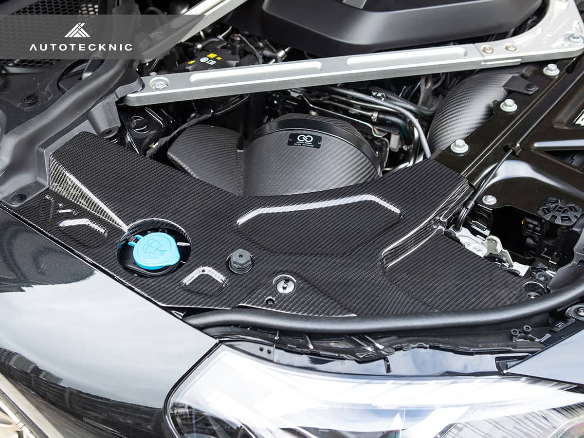 AutoTecknic Dry Carbon Engine Bay Trim Set - BMW G87 M2