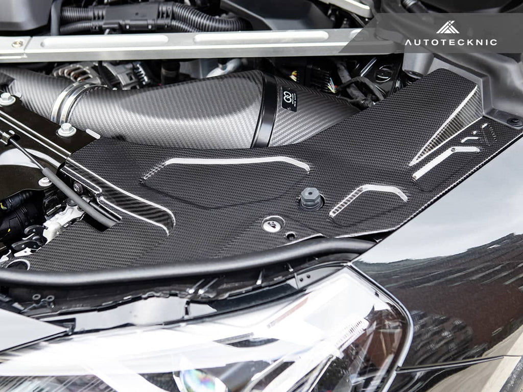 AutoTecknic Dry Carbon Engine Bay Trim Set - BMW G87 M2