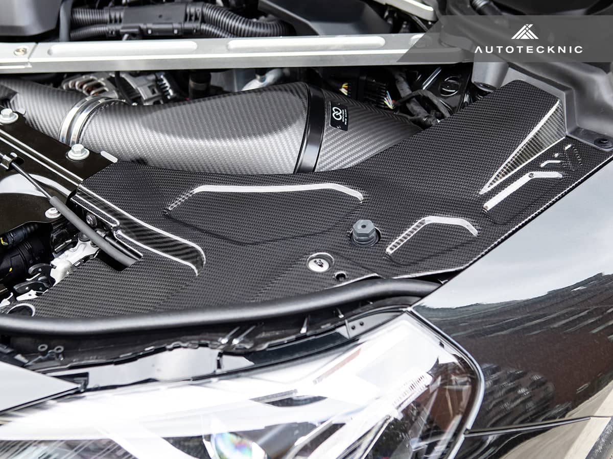 AutoTecknic Dry Carbon Engine Bay Trim Set - BMW G87 M2