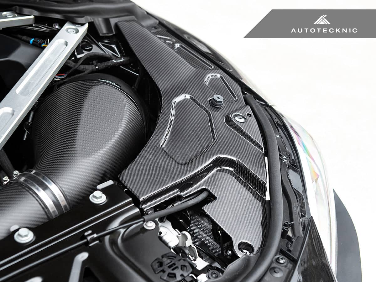 AutoTecknic Dry Carbon Engine Bay Trim Set - BMW G87 M2