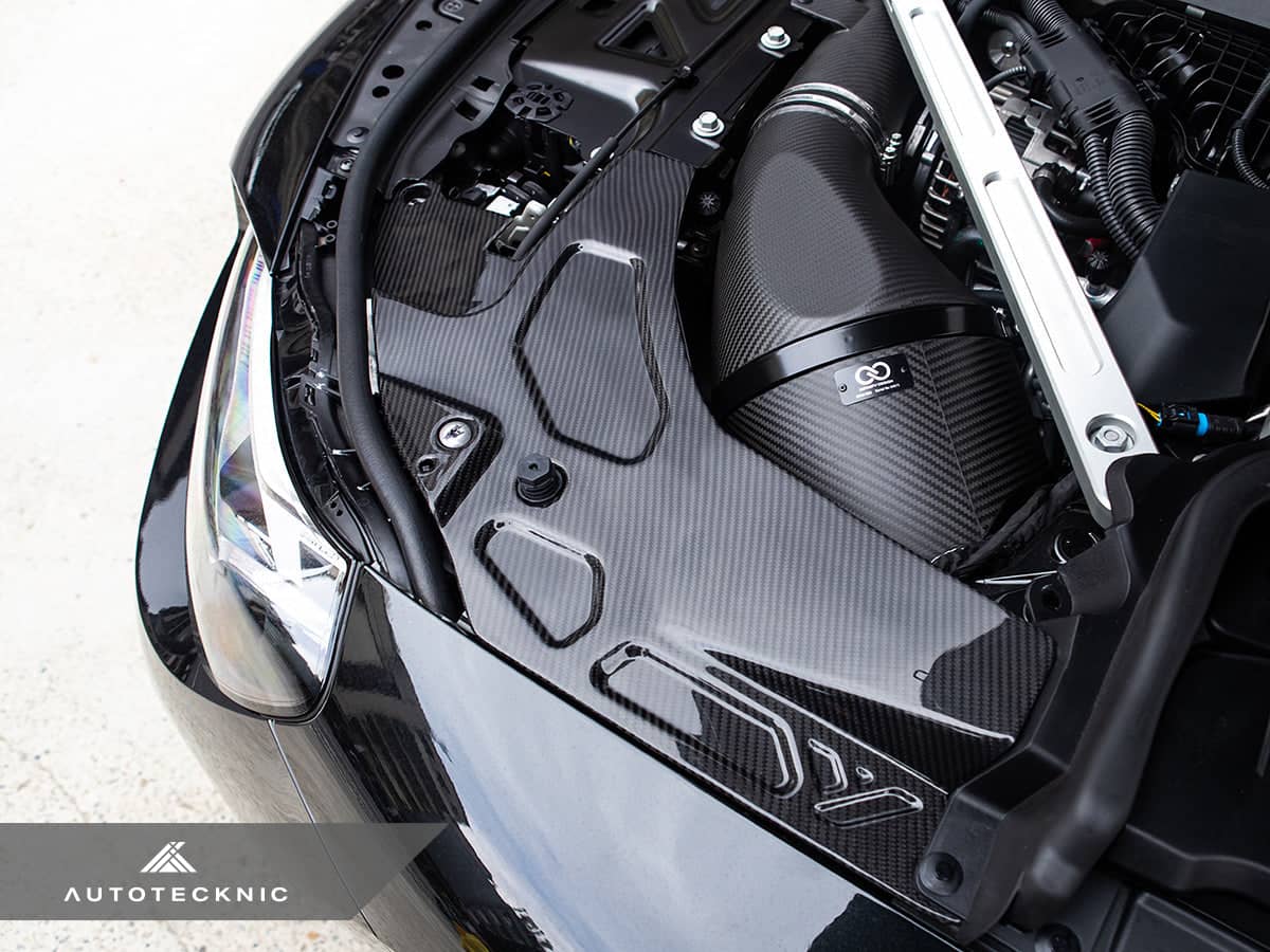 AutoTecknic Dry Carbon Engine Bay Trim Set - BMW G87 M2