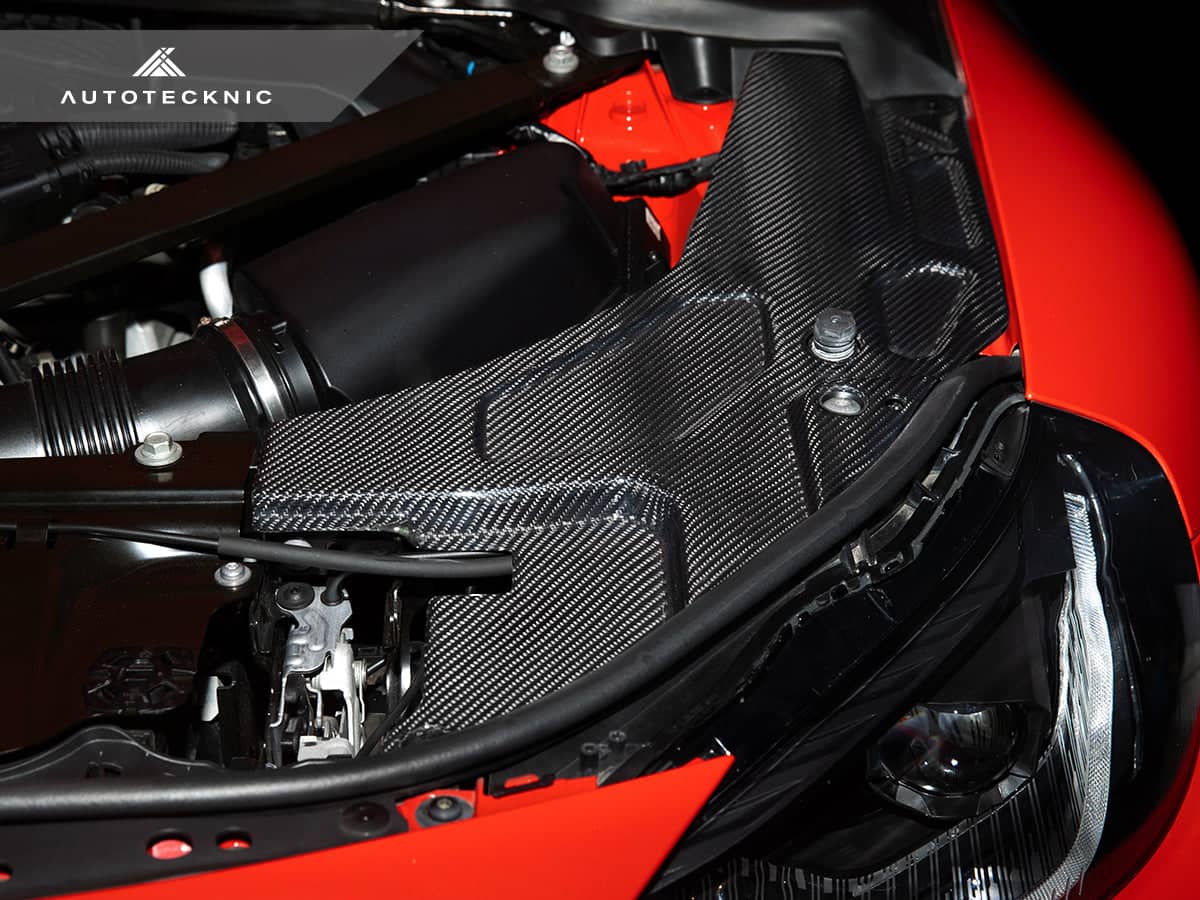 AutoTecknic Dry Carbon Engine Bay Trim Set - BMW G87 M2