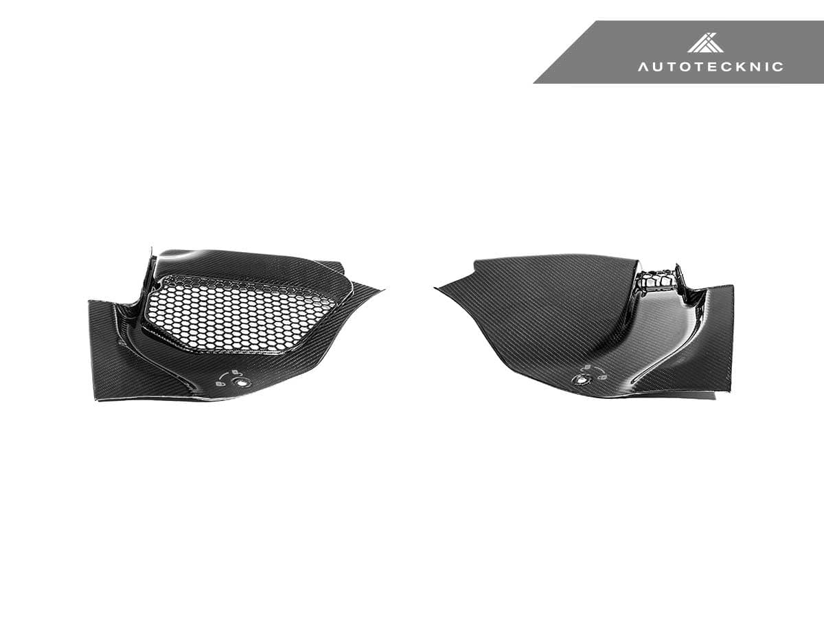 AutoTecknic Dry Carbon Engine Cowl Panel Trim Set - BMW F90 M5