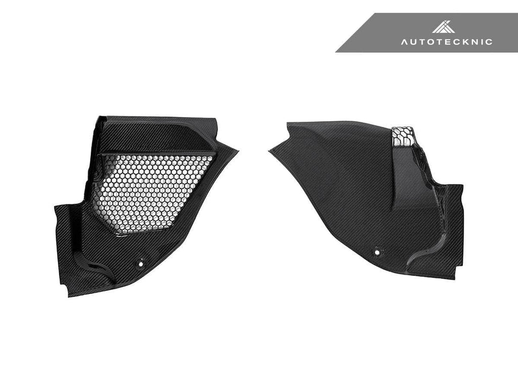 AutoTecknic Dry Carbon Engine Cowl Panel Trim Set - BMW F91/ F92/ F93 M8