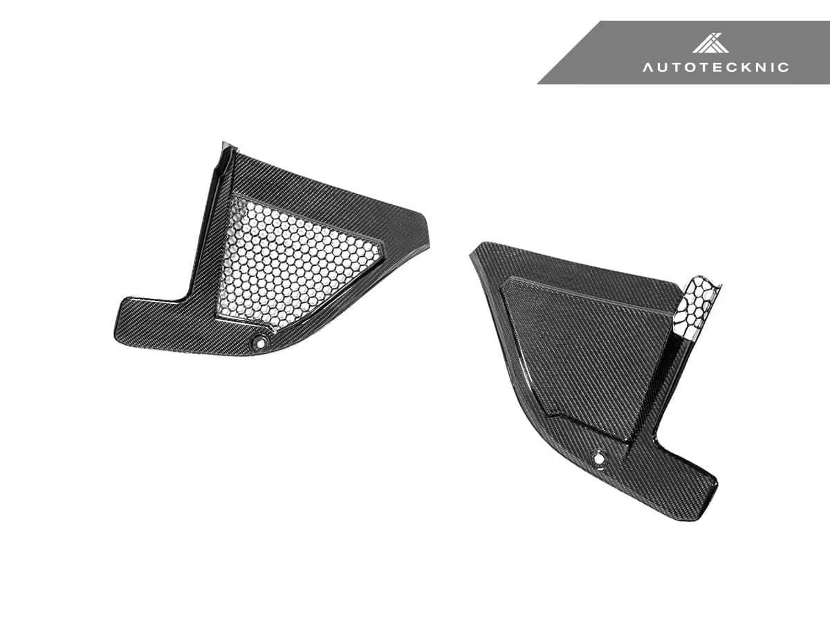 AutoTecknic Dry Carbon Engine Cowl Panel Trim Set - BMW F95 X5M | F96 X6M