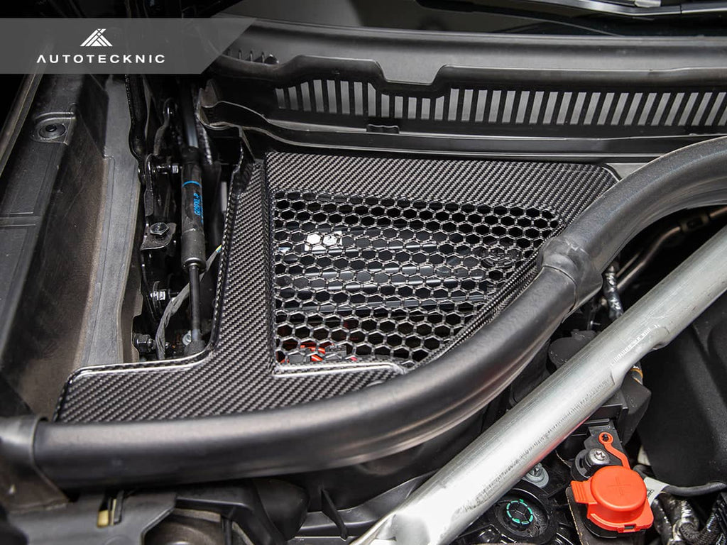 AutoTecknic Dry Carbon Engine Cowl Panel Trim Set - BMW F95 X5M | F96 X6M