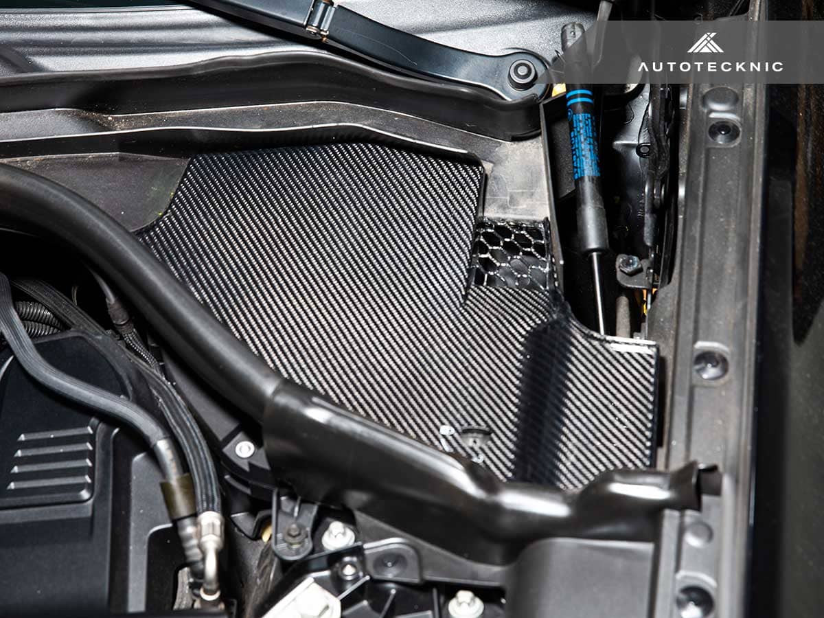 AutoTecknic Dry Carbon Engine Cowl Panel Trim Set - BMW F97 X3M | F98 X4M