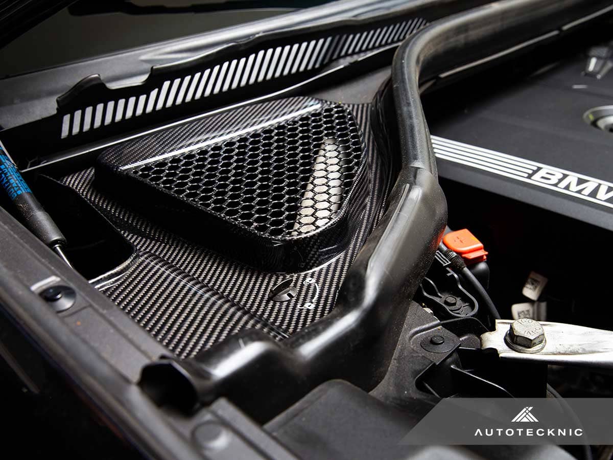 AutoTecknic Dry Carbon Engine Cowl Panel Trim Set - BMW F97 X3M | F98 X4M