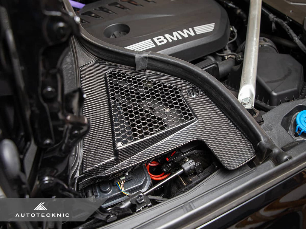 AutoTecknic Dry Carbon Engine Cowl Panel Trim Set - BMW G05 X5 | G06 X6 | G07 X7