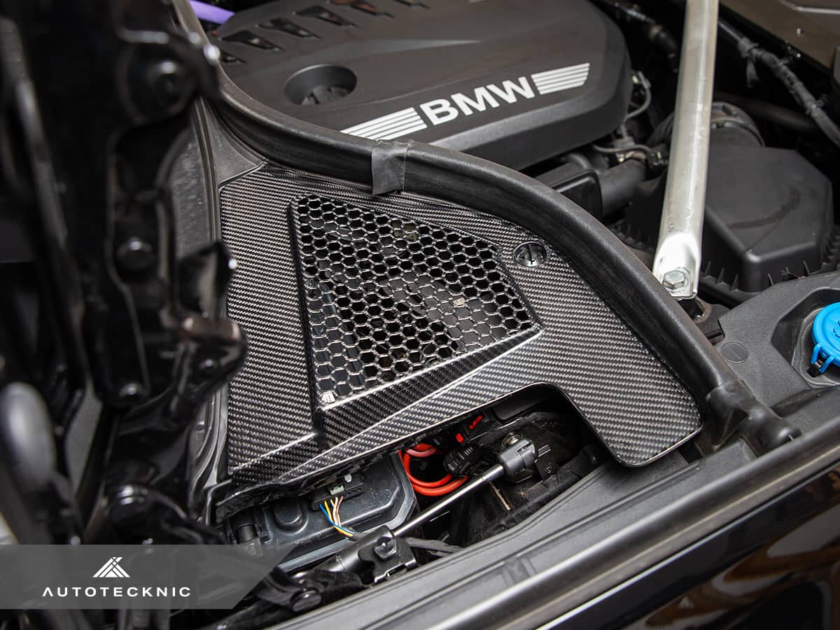 AutoTecknic Dry Carbon Engine Cowl Panel Trim Set - BMW G05 X5 | G06 X6 | G07 X7