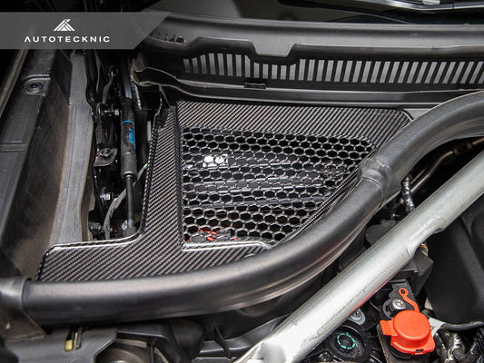 AutoTecknic Dry Carbon Engine Cowl Panel Trim Set - BMW G09 XM