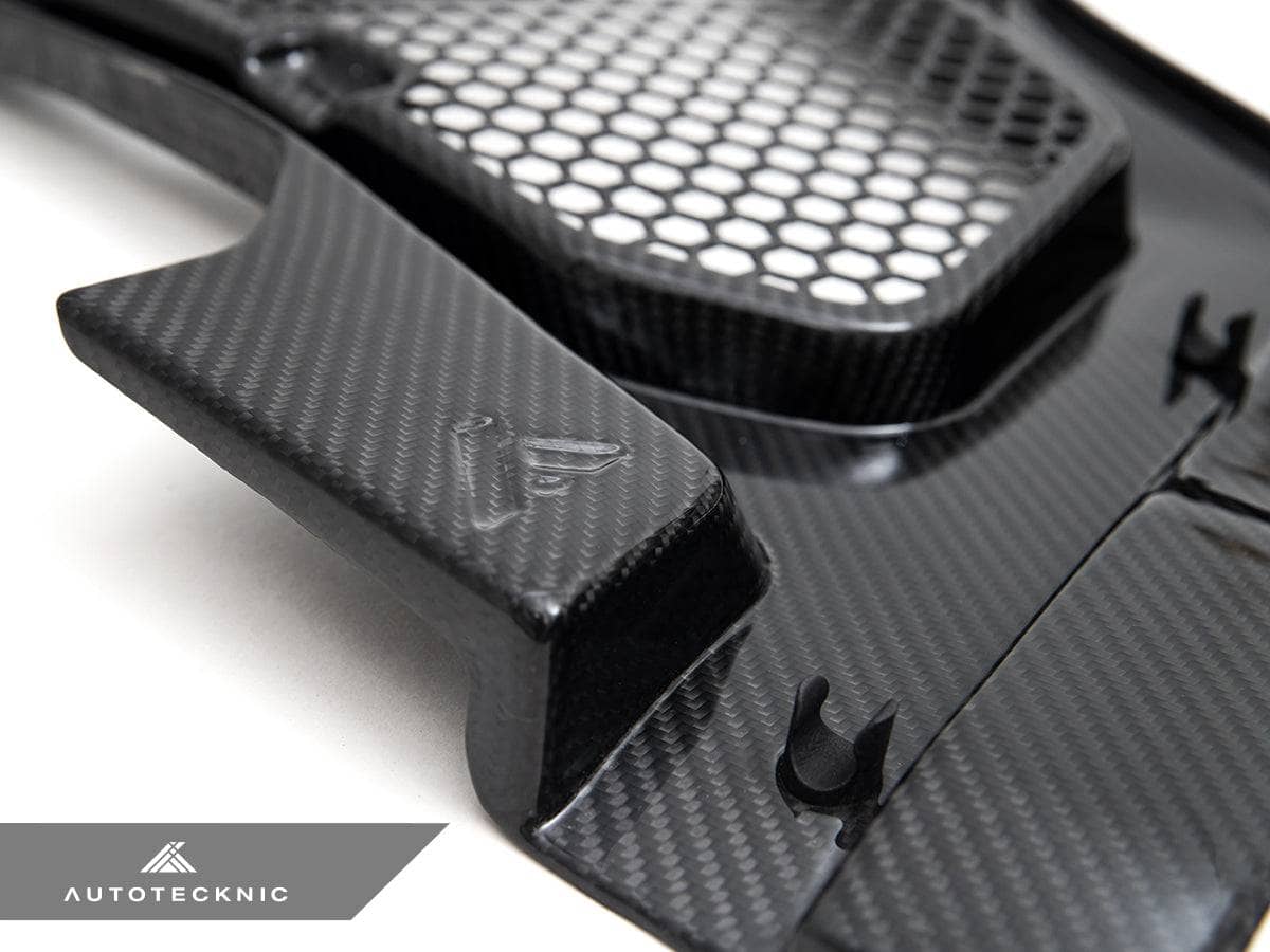 AutoTecknic Dry Carbon Engine Cowl Panel Trim Set - BMW G90/ G99 M5