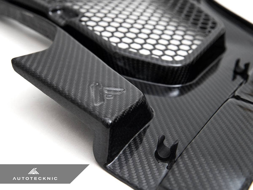 AutoTecknic Dry Carbon Engine Cowl Panel Trim Set - BMW G90/ G99 M5