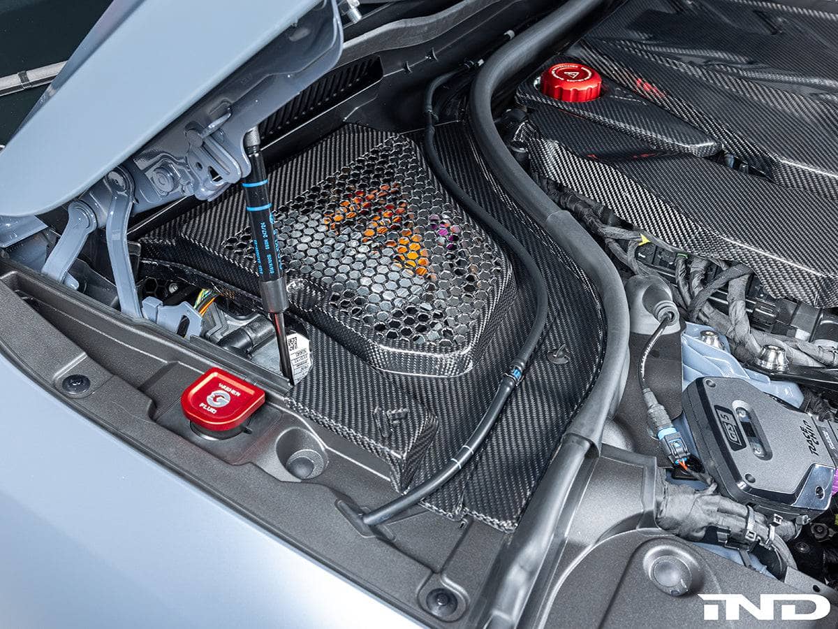 AutoTecknic Dry Carbon Engine Cowl Panel Trim Set - BMW G90/ G99 M5