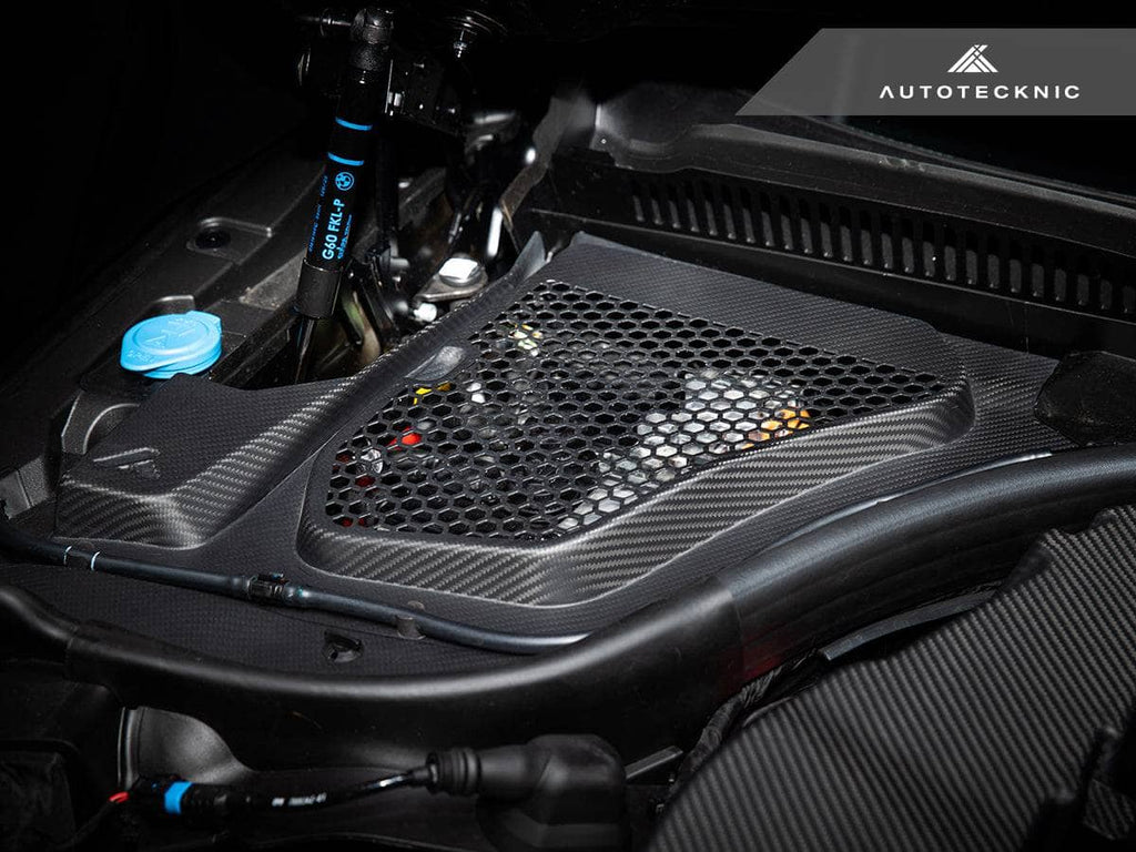 AutoTecknic Dry Carbon Engine Cowl Panel Trim Set - BMW G90/ G99 M5