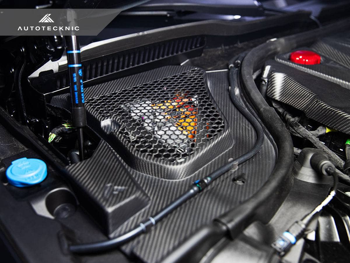 AutoTecknic Dry Carbon Engine Cowl Panel Trim Set - BMW G90/ G99 M5