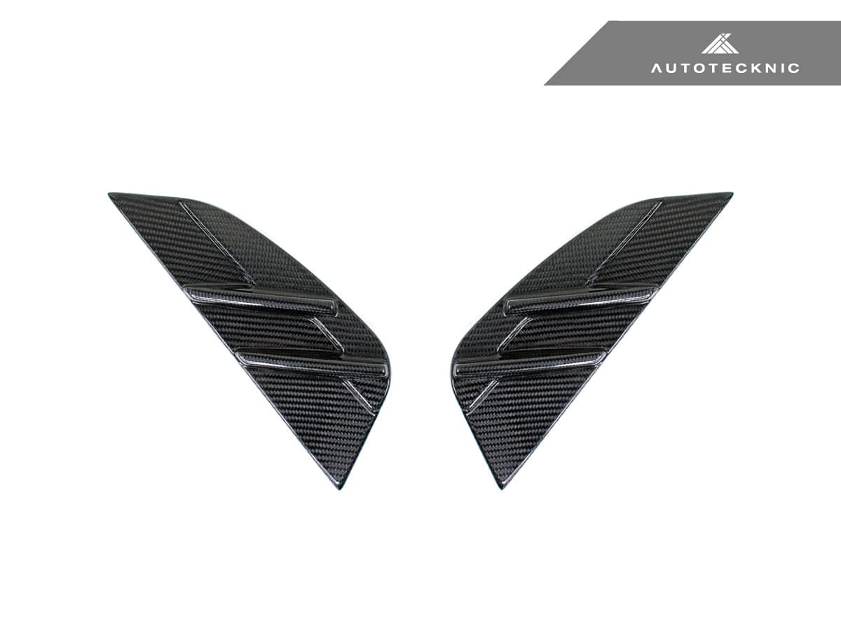 AutoTecknic Dry Carbon Fender Side Marker Set - BMW G80 M3