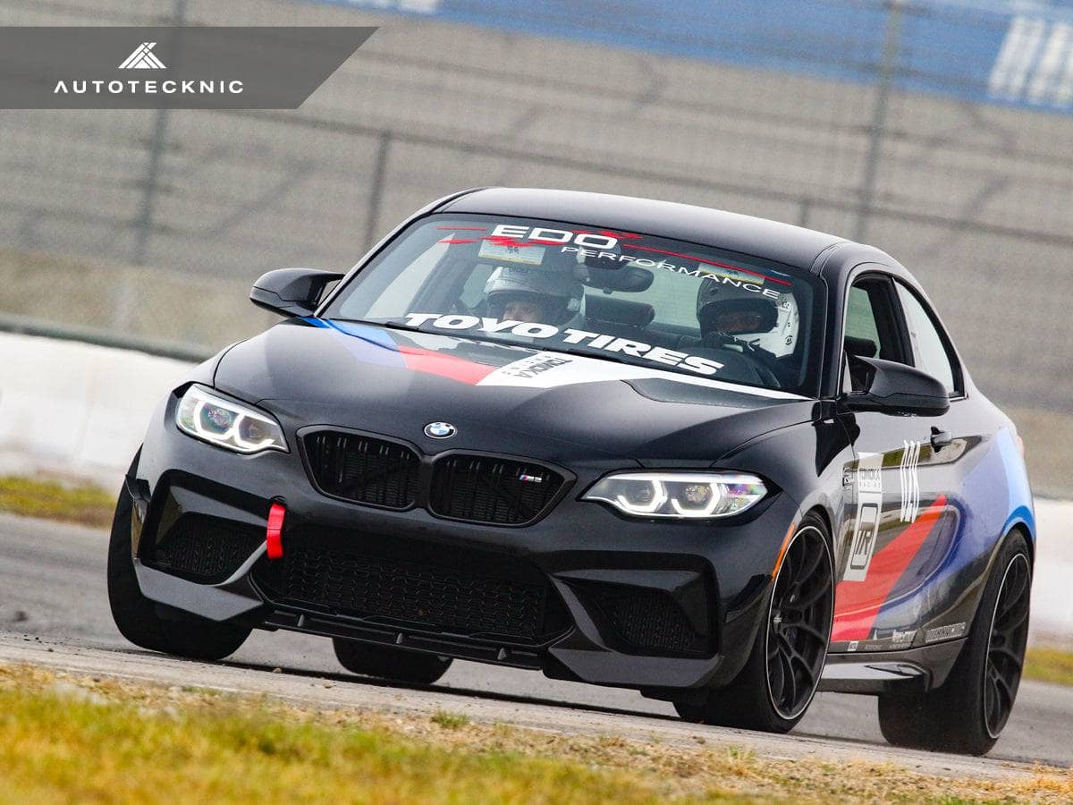AutoTecknic Dry Carbon Fiber Center Front Lip - BMW F87 M2 Competition