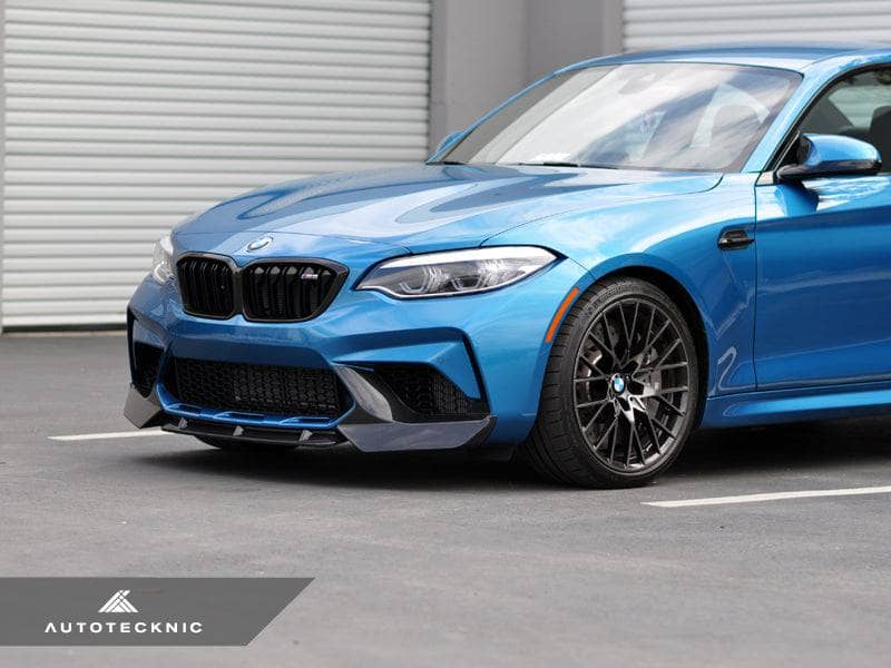AutoTecknic Dry Carbon Fiber Center Front Lip - BMW F87 M2 Competition