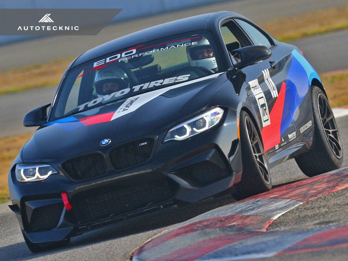 AutoTecknic Dry Carbon Fiber Center Front Lip - BMW F87 M2 Competition