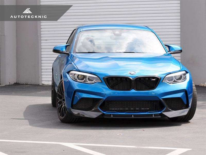 AutoTecknic Dry Carbon Fiber Center Front Lip - BMW F87 M2 Competition
