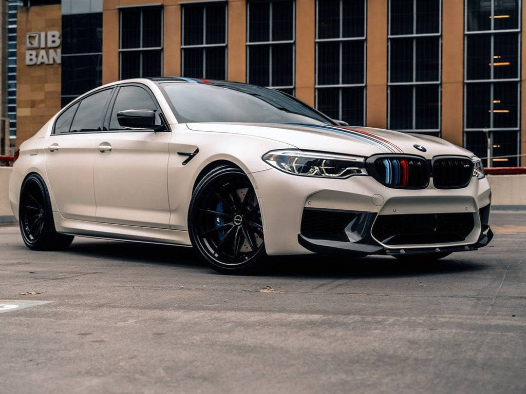 AutoTecknic Dry Carbon Fiber Center Front Lip - BMW F90 M5 | F90 M5 Competition Pre-LCI