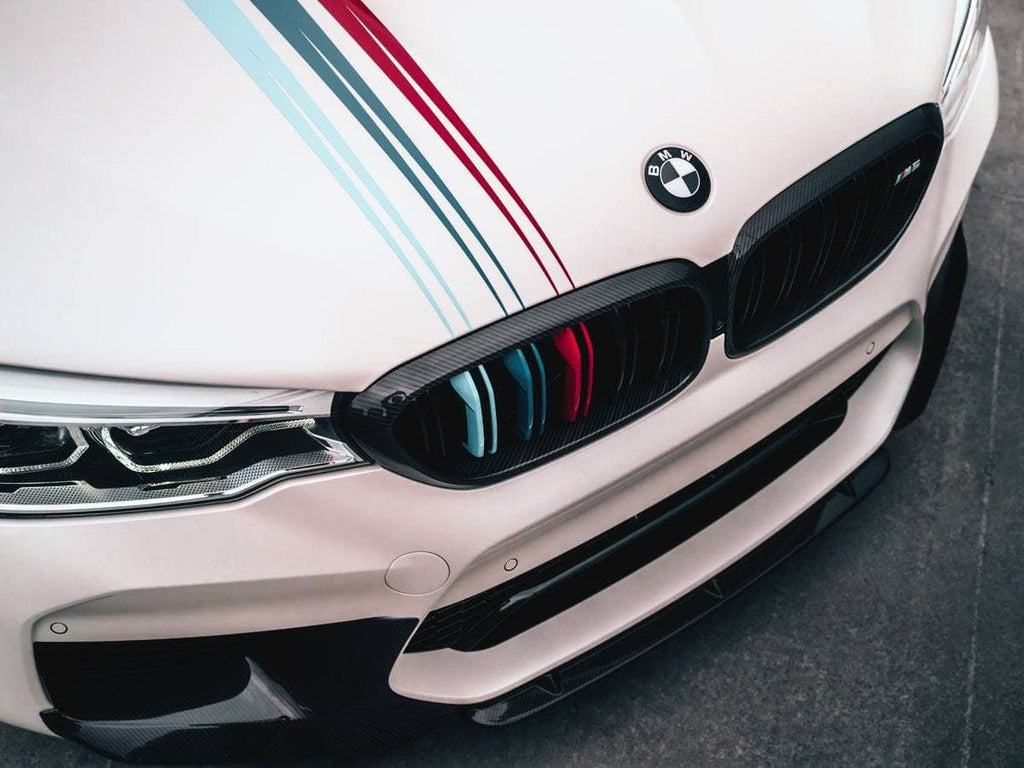 AutoTecknic Dry Carbon Fiber Center Front Lip - BMW F90 M5 | F90 M5 Competition Pre-LCI
