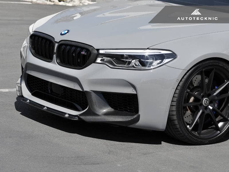 AutoTecknic Dry Carbon Fiber Center Front Lip - BMW F90 M5 | F90 M5 Competition Pre-LCI