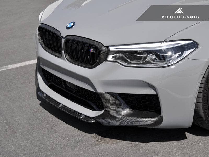 AutoTecknic Dry Carbon Fiber Center Front Lip - BMW F90 M5 | F90 M5 Competition Pre-LCI