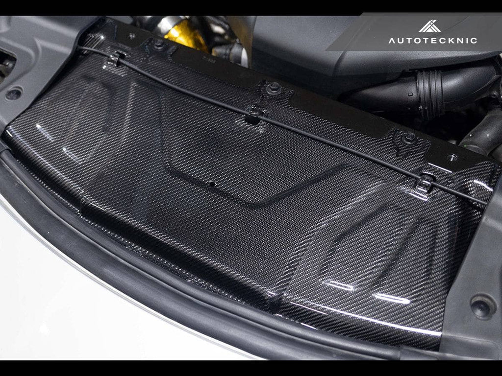 AutoTecknic Dry Carbon Fiber Cooling Shroud - Toyota A90 Supra