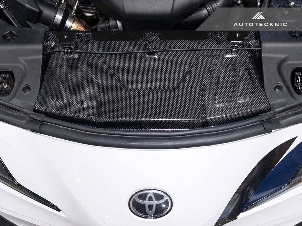 AutoTecknic Dry Carbon Fiber Cooling Shroud - Toyota A90 Supra