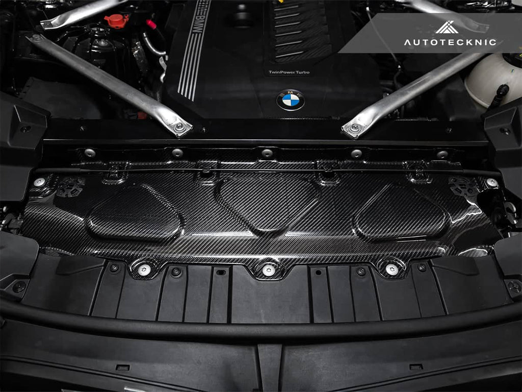 AutoTecknic Dry Carbon Fiber Cooling Shroud - BMW F95 X5M | F96 X6M | G09 XM