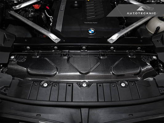 AutoTecknic Dry Carbon Fiber Cooling Shroud - BMW F95 X5M | F96 X6M | G09 XM