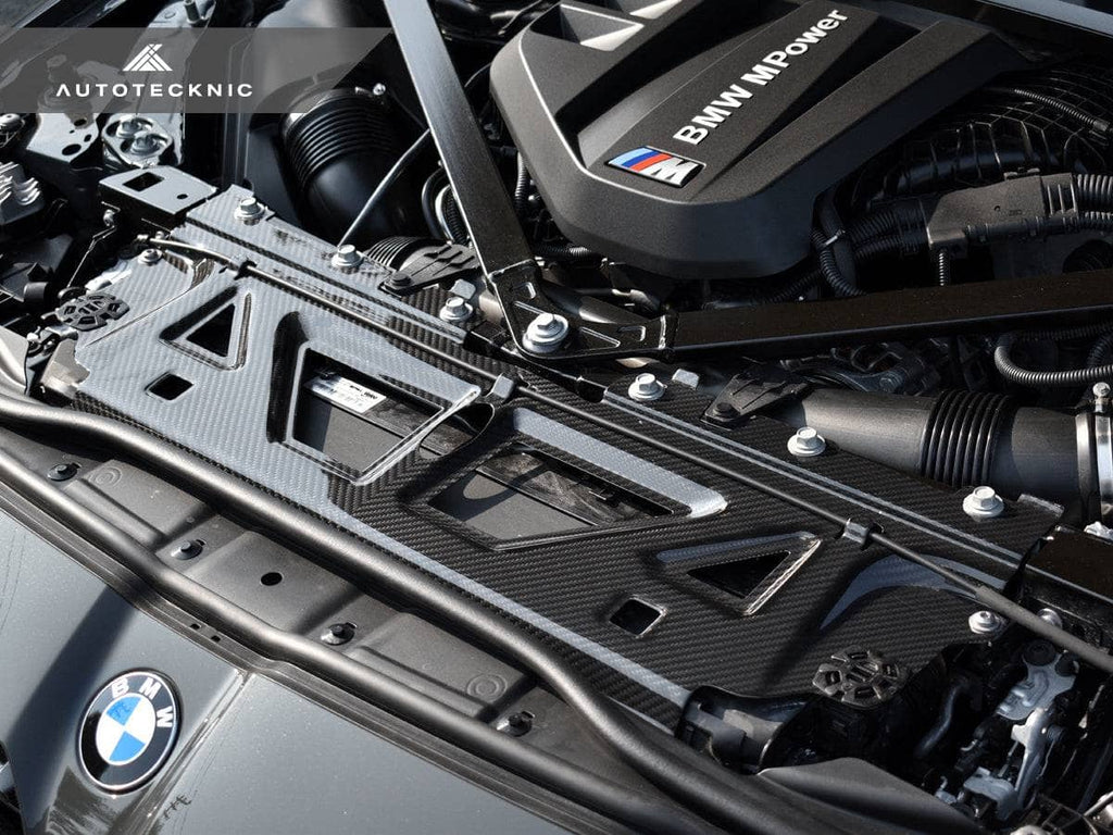 AutoTecknic Dry Carbon Fiber Cooling Shroud - BMW G80 M3 | G82/ G83 M4