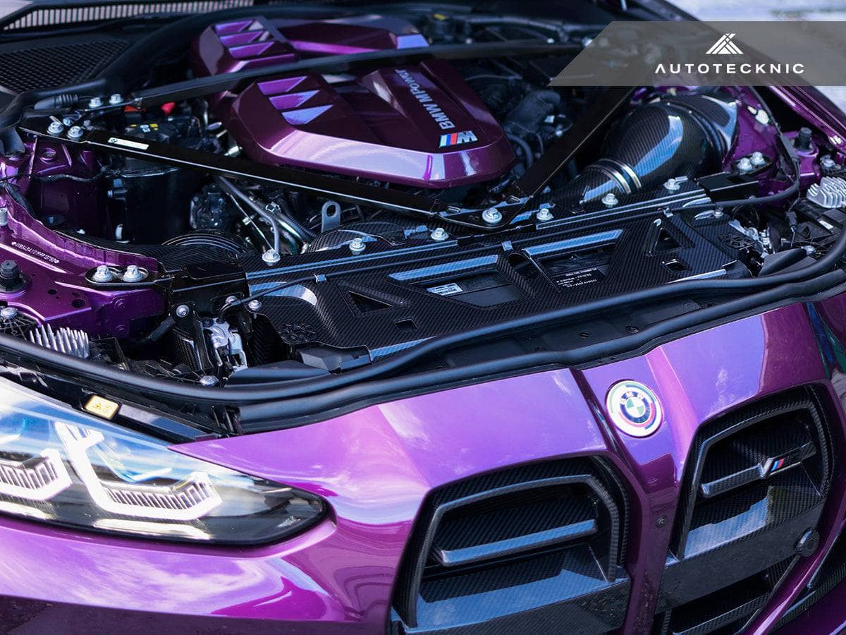 AutoTecknic Dry Carbon Fiber Cooling Shroud - BMW G80 M3 | G82/ G83 M4