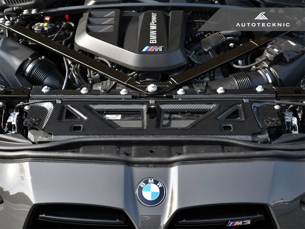 AutoTecknic Dry Carbon Fiber Cooling Shroud - BMW G80 M3 | G82/ G83 M4
