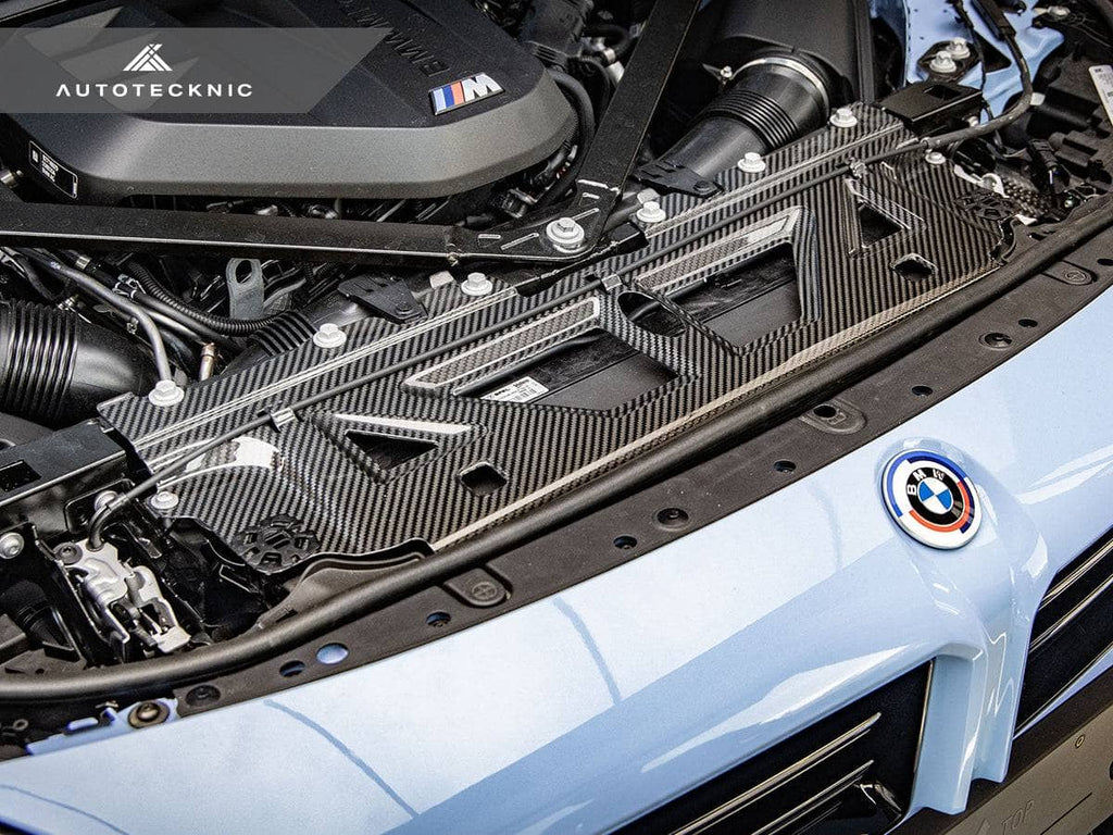 AutoTecknic Dry Carbon Fiber Cooling Shroud - BMW G87 M2