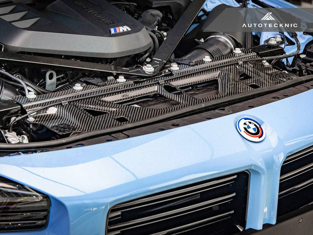 AutoTecknic Dry Carbon Fiber Cooling Shroud - BMW G87 M2