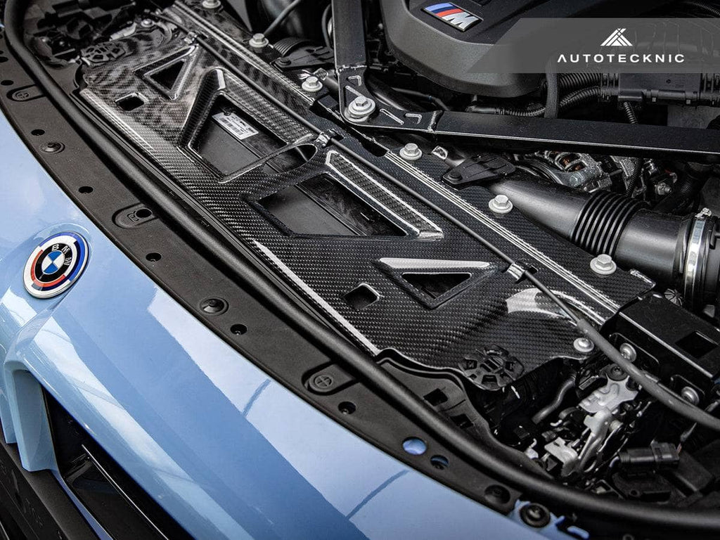 AutoTecknic Dry Carbon Fiber Cooling Shroud - BMW G87 M2