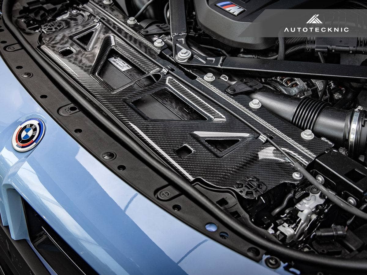 AutoTecknic Dry Carbon Fiber Cooling Shroud - BMW G87 M2