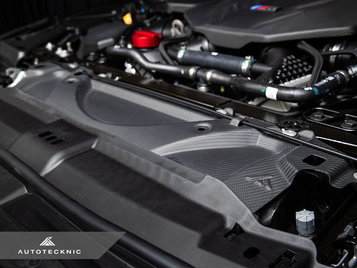 AutoTecknic Dry Carbon Fiber Crosslink Cooling Shroud - BMW G90/ G99 M5