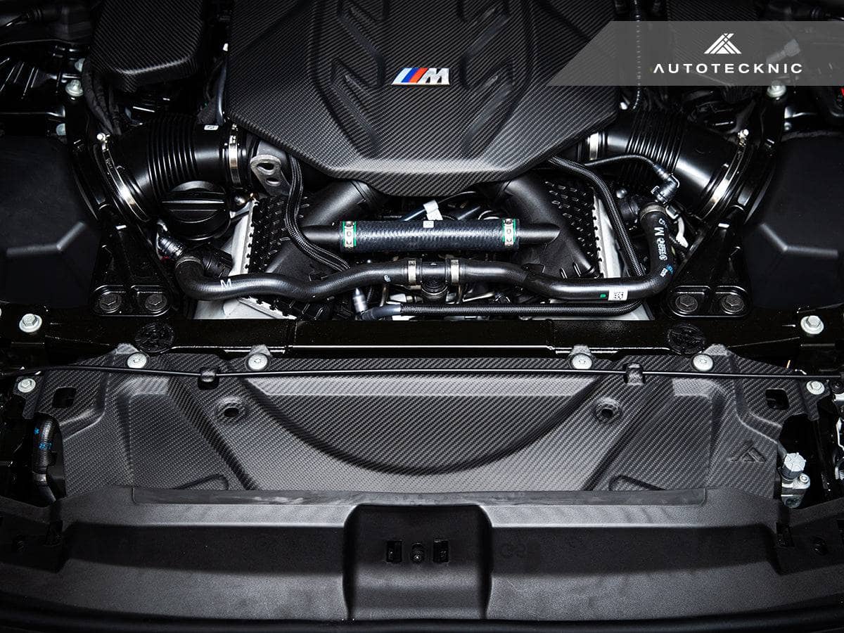 AutoTecknic Dry Carbon Fiber Crosslink Cooling Shroud - BMW G90/ G99 M5