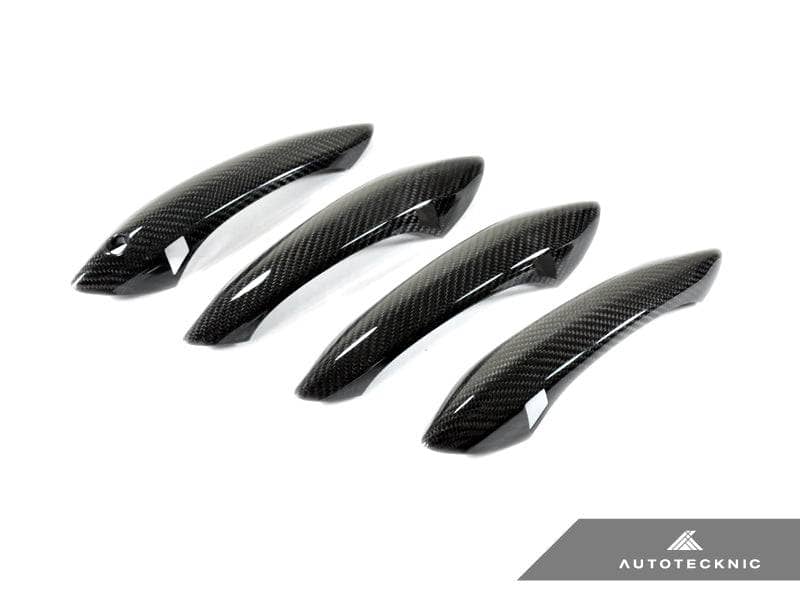 AutoTecknic Dry Carbon Fiber Door Handle Trims - BMW F10 5-Series | F06/ F12/ F13 6-Series | F01 7-Series