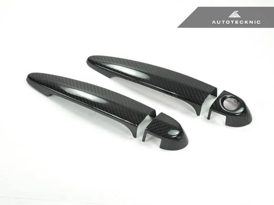 AutoTecknic Dry Carbon Fiber Door Handle Trims - BMW F20/ F21 1-Series
