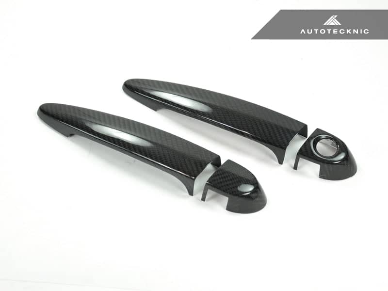 AutoTecknic Dry Carbon Fiber Door Handle Trims - BMW F87 M2 | M2 Competition
