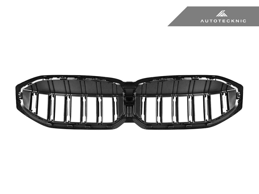AutoTecknic Dry Carbon Fiber Dual-Slat Front Grille - BMW G20 3-Series LCI