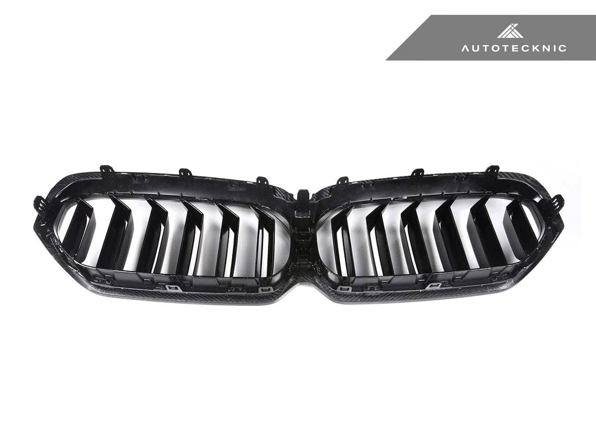 AutoTecknic Dry Carbon Fiber Dual-Slats Front Grilles - BMW G30 5-Series LCI